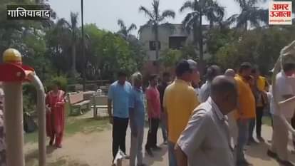 Open gym was inaugurated in ward 76 of Vaishali in Ghaziabad