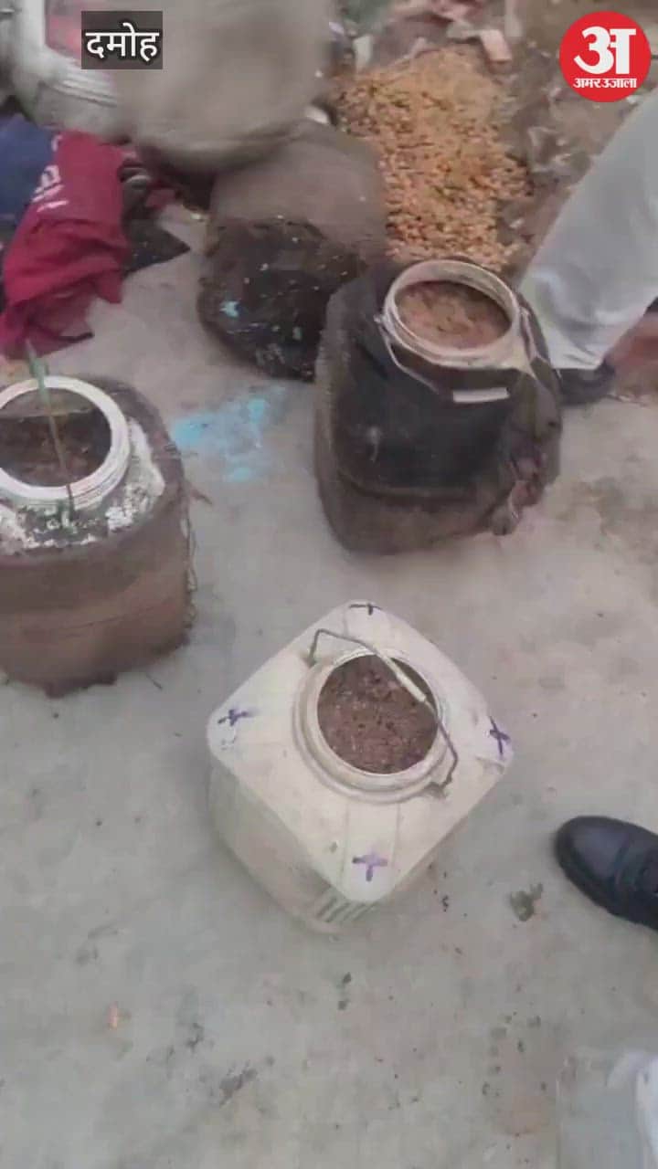 Police raid on illegal liquor distillery