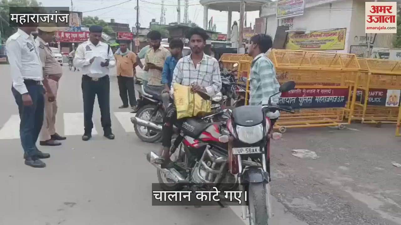 20 vehicles were challaned for not following traffic rules