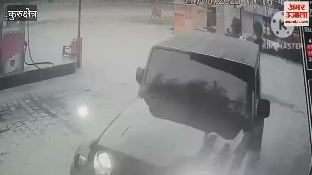 After filling diesel in Kurukshetra, the salesman was dragged on the window of Thar and pushed into the bushes half a kilometer later