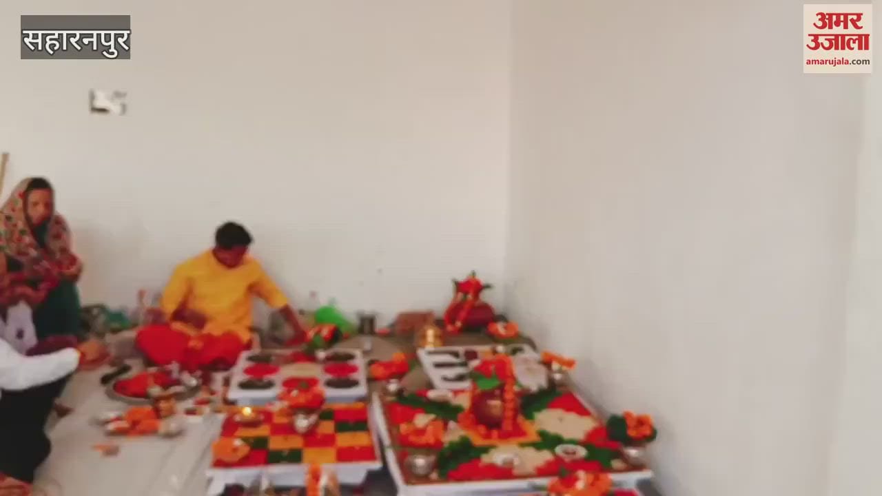 Pushpadhiwas and Annadhiwas were done for the idols of gods in Saharanpur