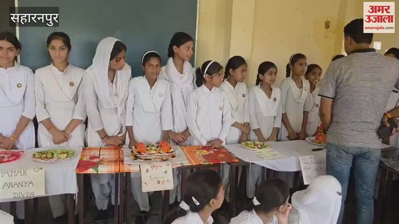 Information was given on yoga, salad decoration, use of waste material in the summer camp organized in Saharanpur