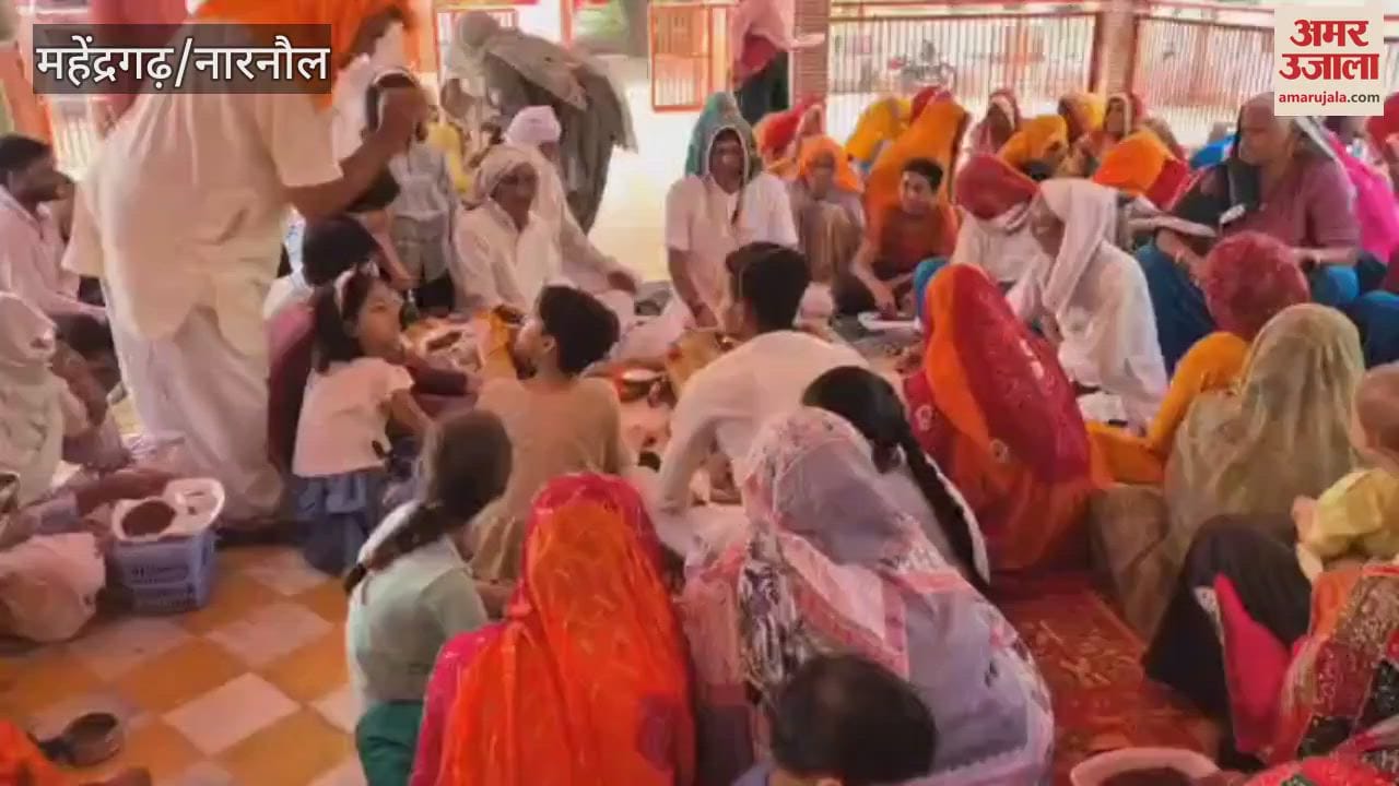 idol of Shanidev was installed in village Gahra with havan and religious ceremony In Mahendragarh