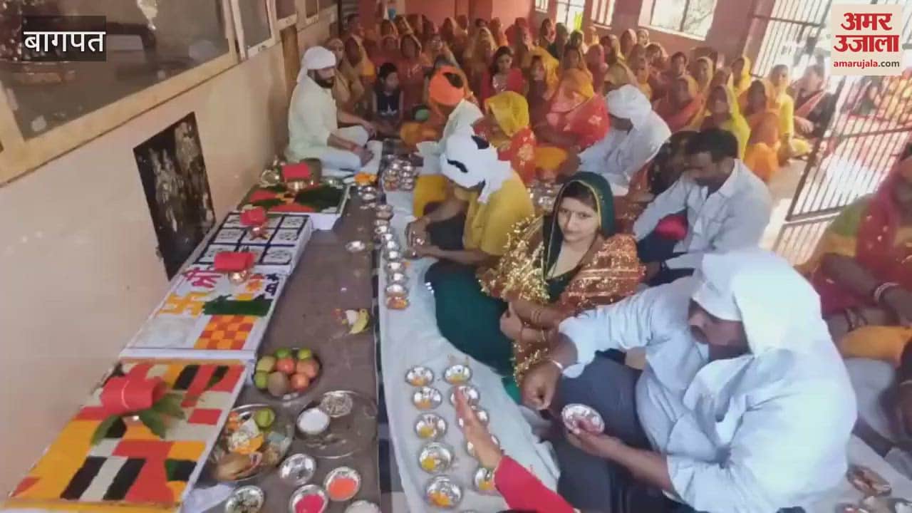 Kalash Yatra taken out for idol installation in Baghpat, Puja performed as per rituals