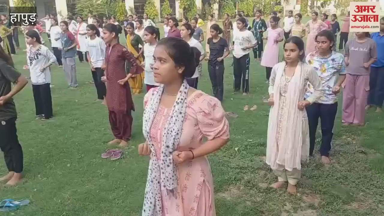 Seven day self defense and character building camp started at AKP Inter College Hapur