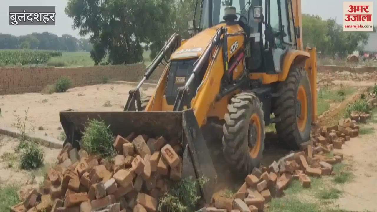 Authority demolished three unauthorized colonies in Shikarpur area of Bulandshahr