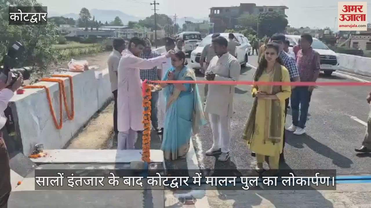 After years of waiting, Malan bridge was inaugurated in Kotdwar CM धामी addressed virtually