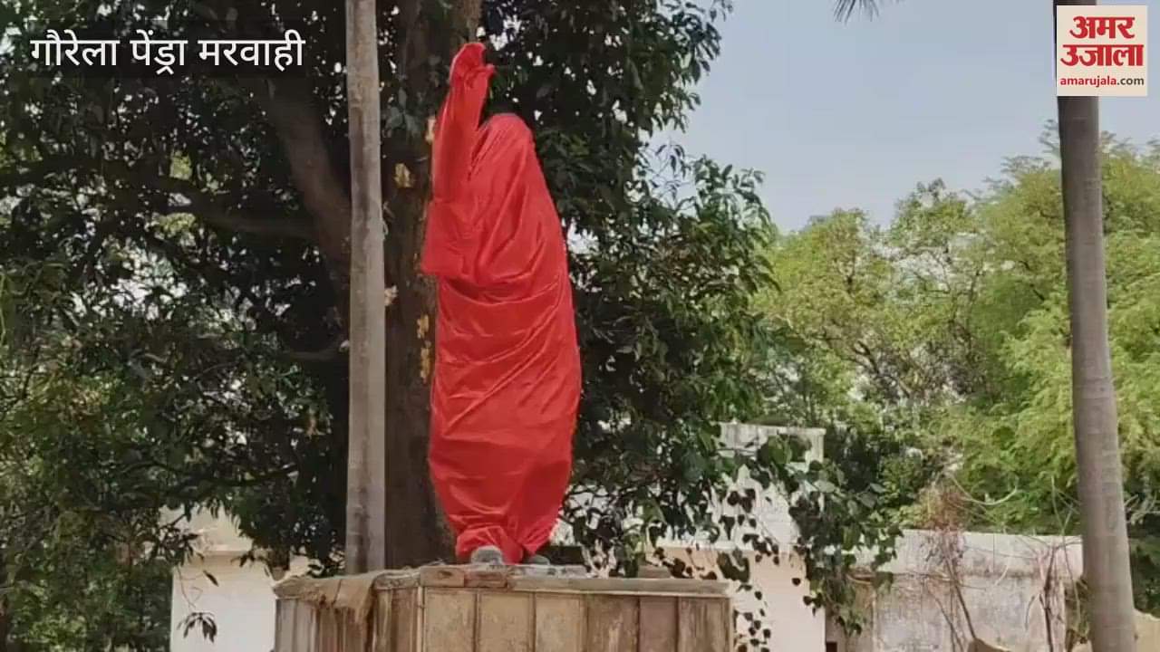 life-size statue of former Chief Minister Late Ajit Jogi disappeared from unveiling site