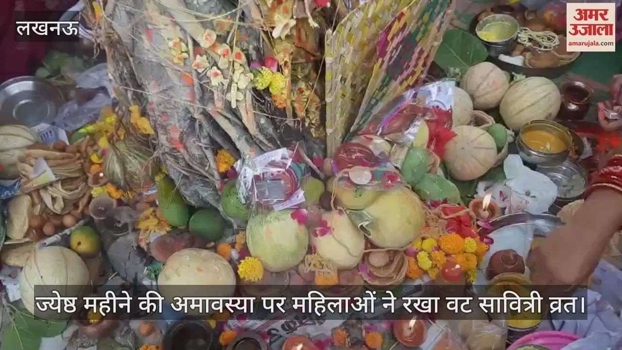 ज्येष्ठ महीने की अमावस्या पर महिलाओं ने रखा वट सावित्री व्रत