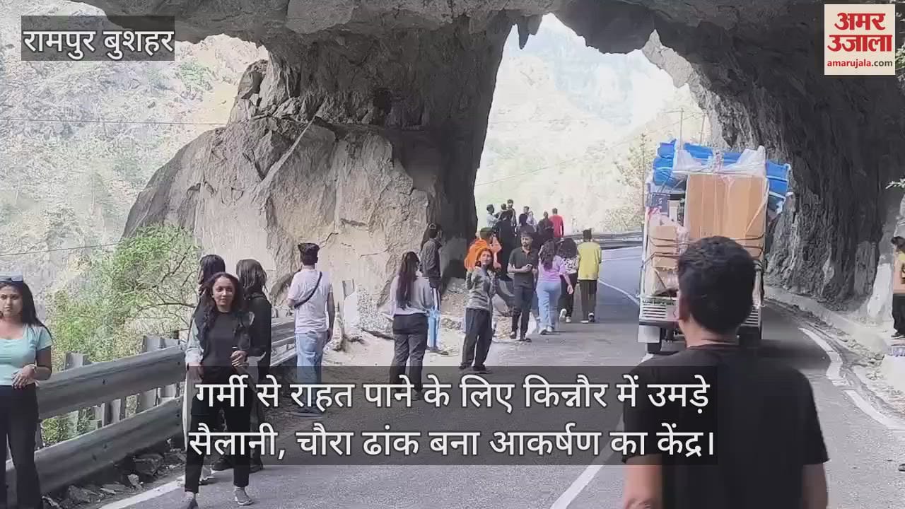 Tourists flocked to Kinnaur to get relief from the heat