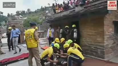 Terrorism mock drill organized at Jageshwar Dham temple