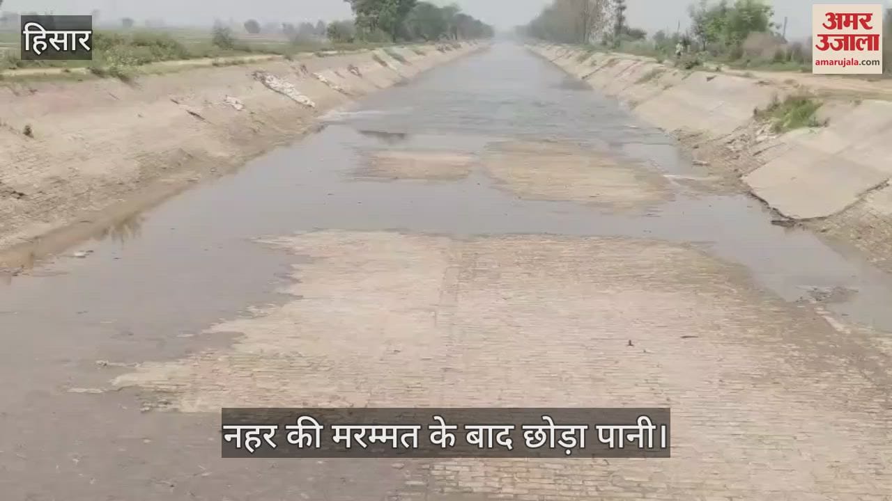 Water released after canal repair