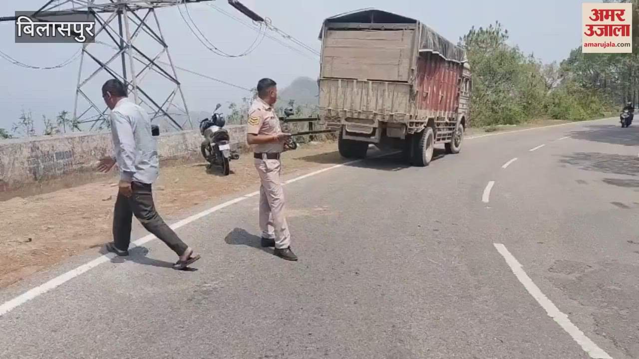 Bilaspur Bike collided with a truck at a sharp turn in Panjpiri bike rider seriously injured undergoing treatment at AIIMS
