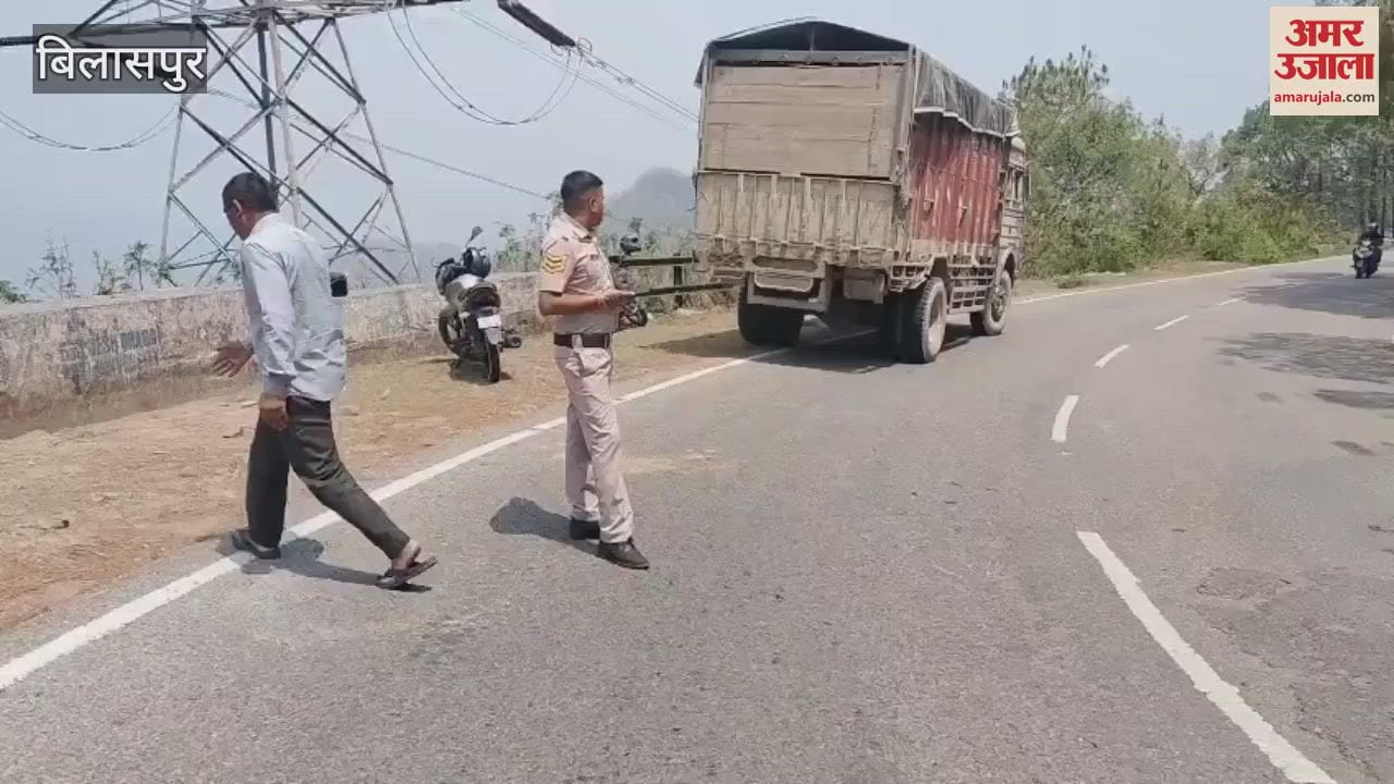 Bilaspur Bike collided with a truck at a sharp turn in Panjpiri bike rider seriously injured undergoing treatment at AIIMS