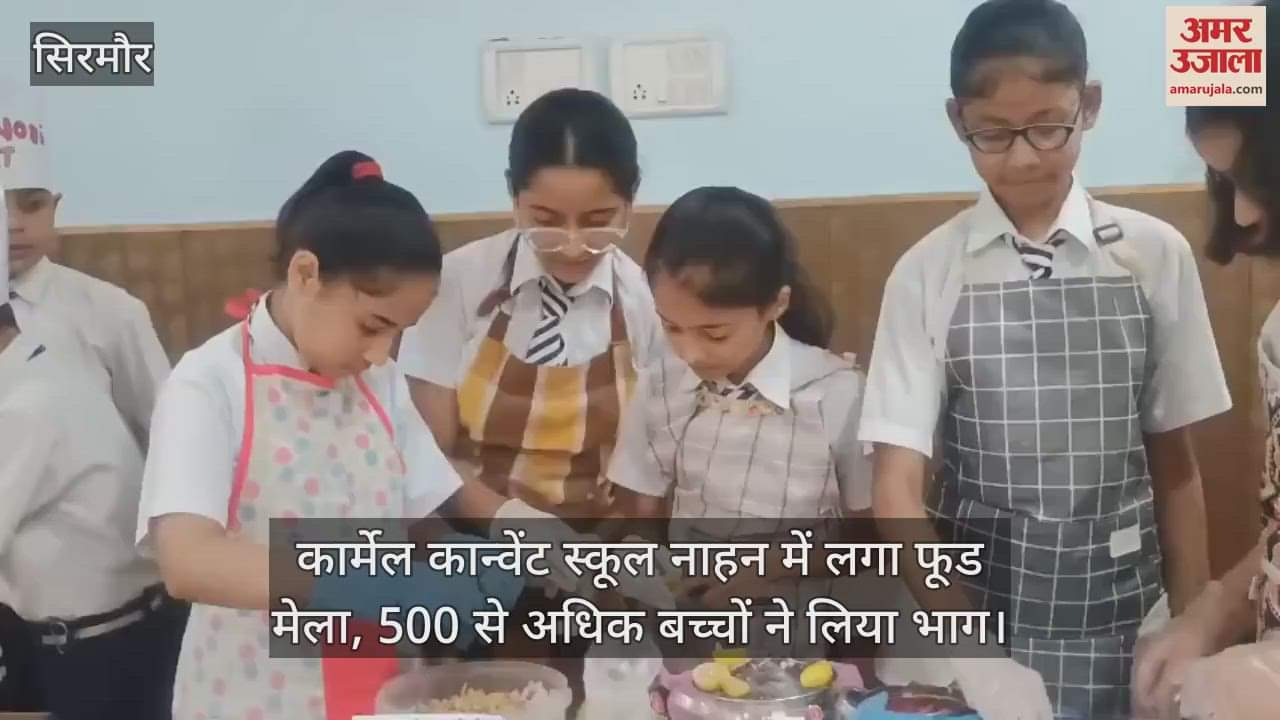 Food fair organised in Carmel Convent School, Nahan, more than 500 children participated