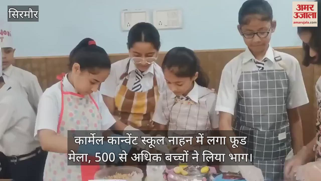 Food fair organised in Carmel Convent School, Nahan, more than 500 children participated