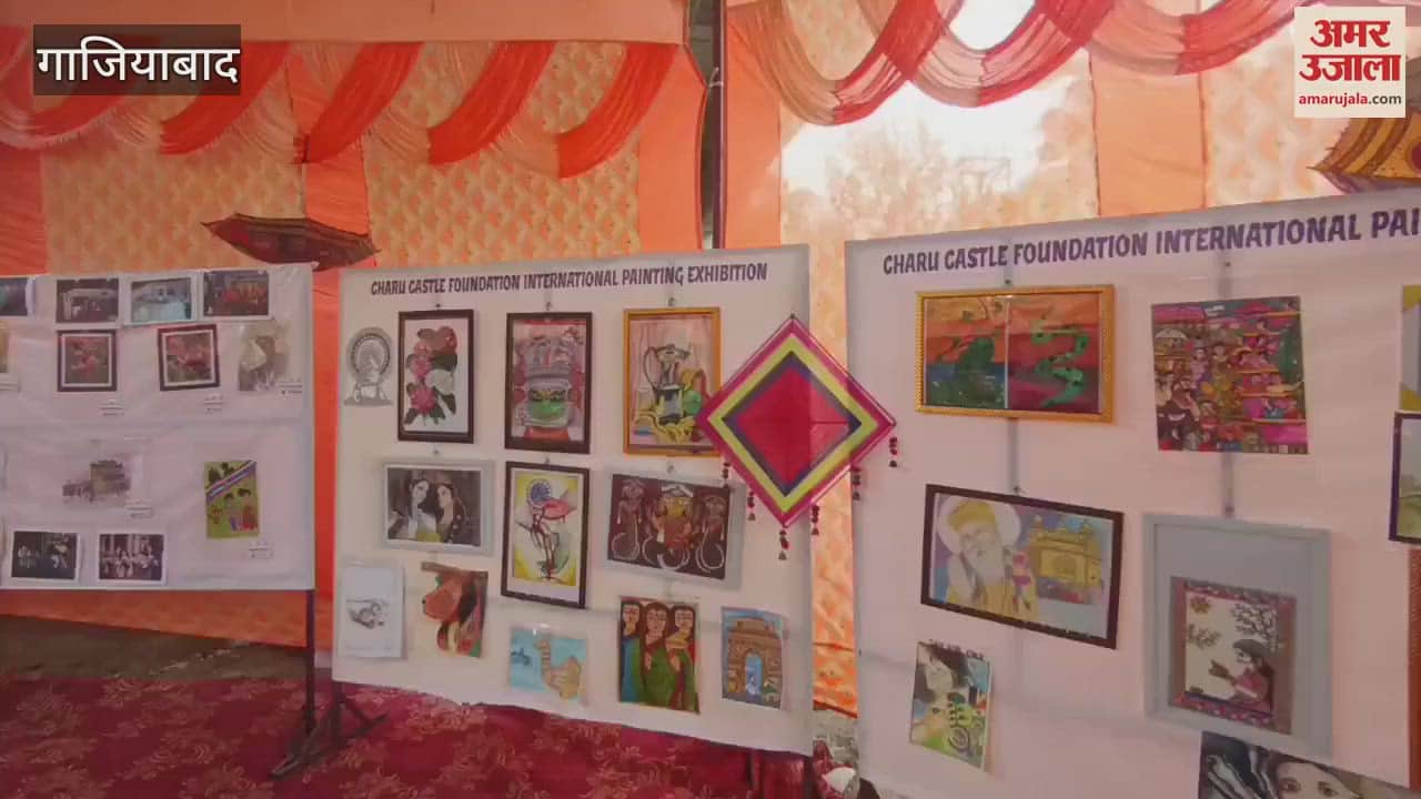 International painting exhibition held in Sanjay Nagar