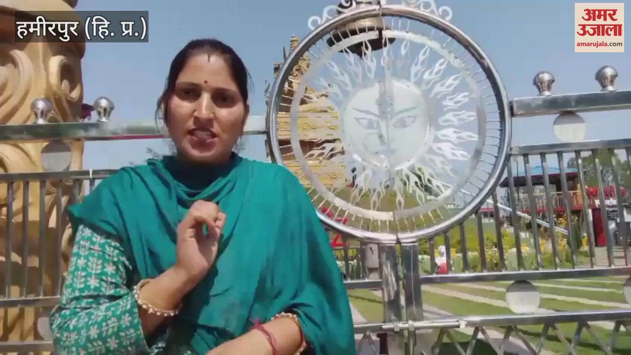 Hamirpur Panchayat head Manju Dhiman gave information about Durga Dham of Sujanpur