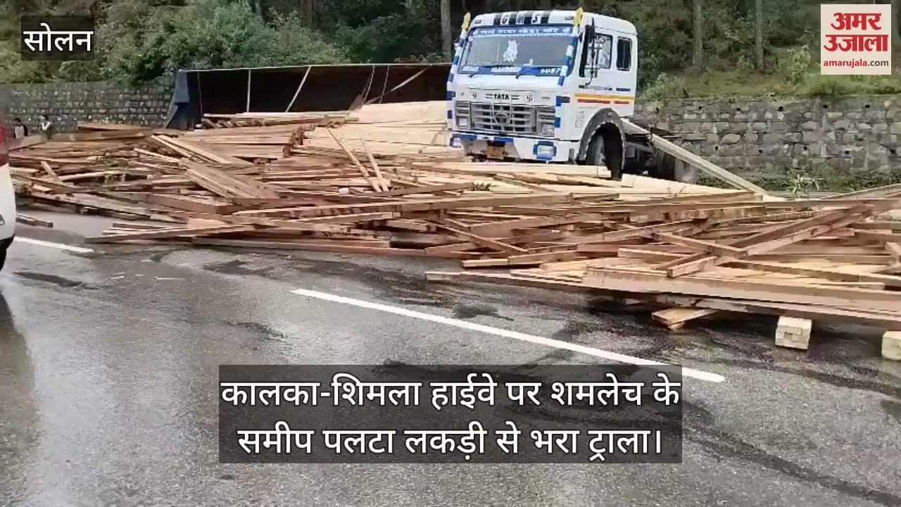 A trolley full of wood overturned near Shamlech