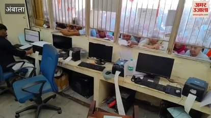 Only one employee at the prescription counter in Ambala Civil Hospital, patients expressed anger