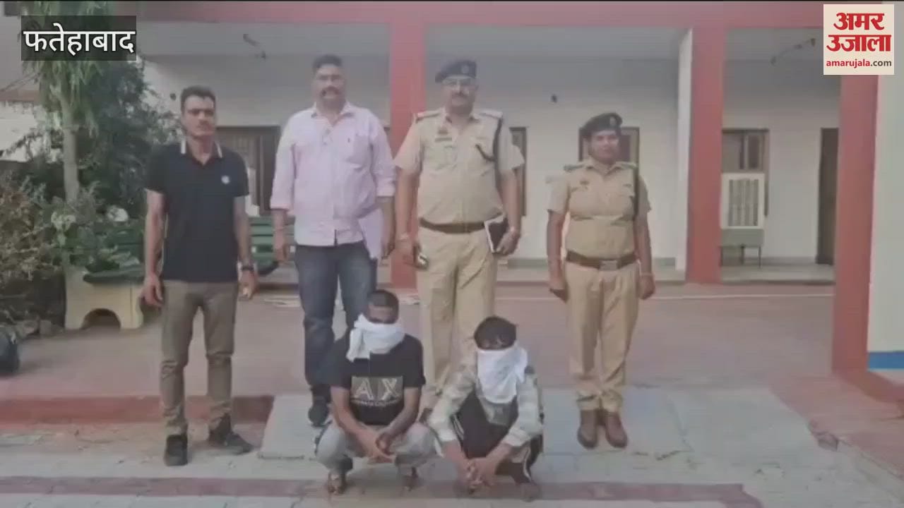Theft incident that happened three days ago in Fatehabad solved, two accused arrested