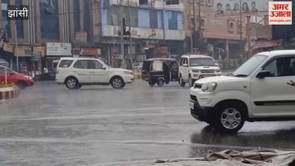 weather became pleasant due to light rain in Jhansi