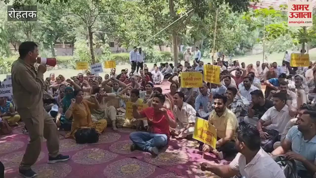 PGI contract employees go on indefinite strike in Rohtak