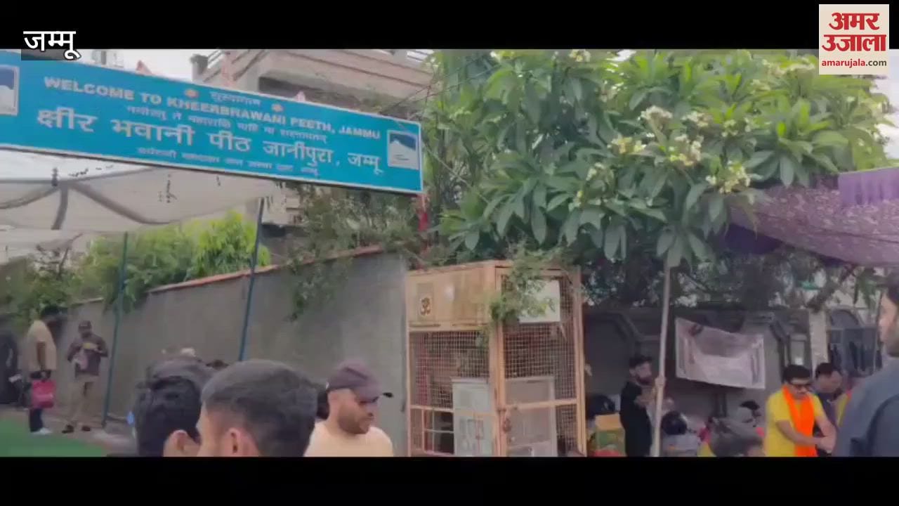 Maha Kumbh of faith in Ksheer Bhavani temple: On Jyeshtha Ashtami, a flood of devotion swelled in the court of Raghenya Mata