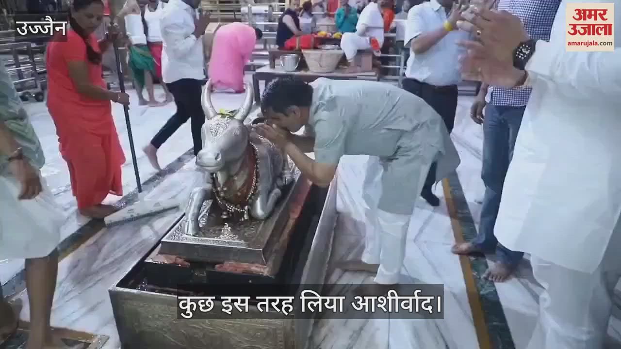 Haryana's Higher School Education Minister, hat-trick of victory, visited Baba Mahakal made a wish