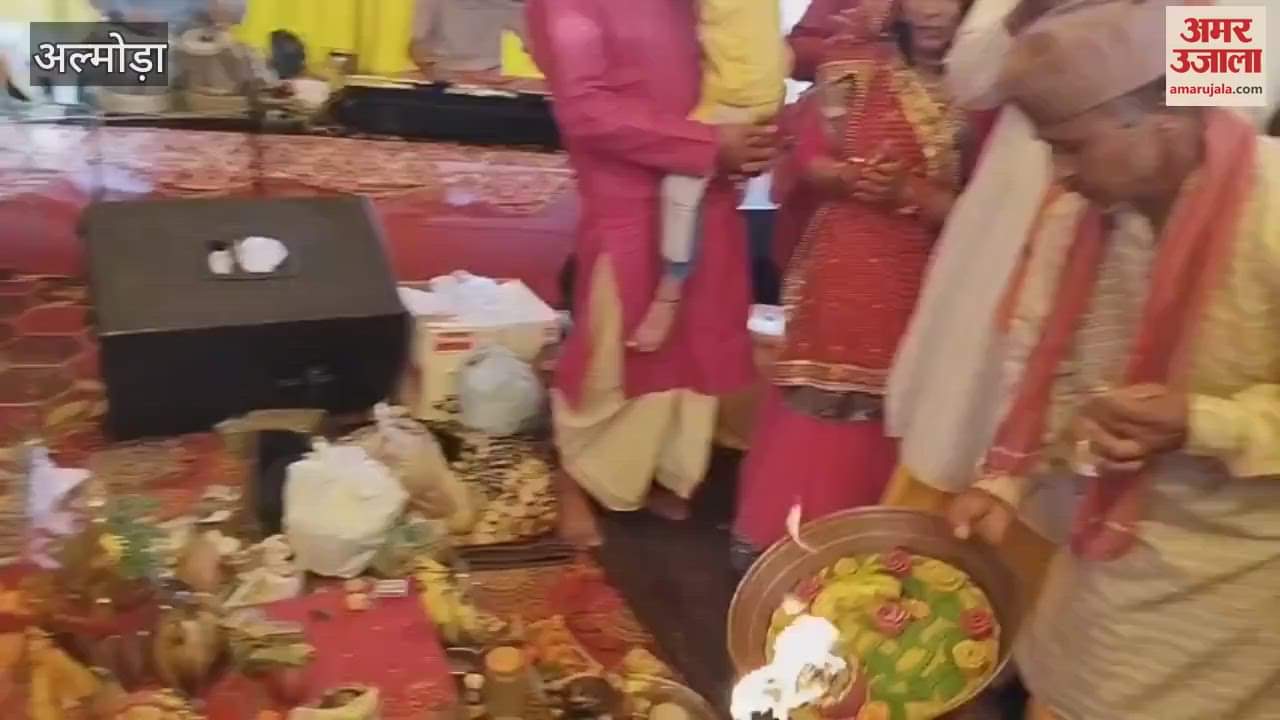 Bhagwat Katha organized in Maa Bhagwati temple Almora