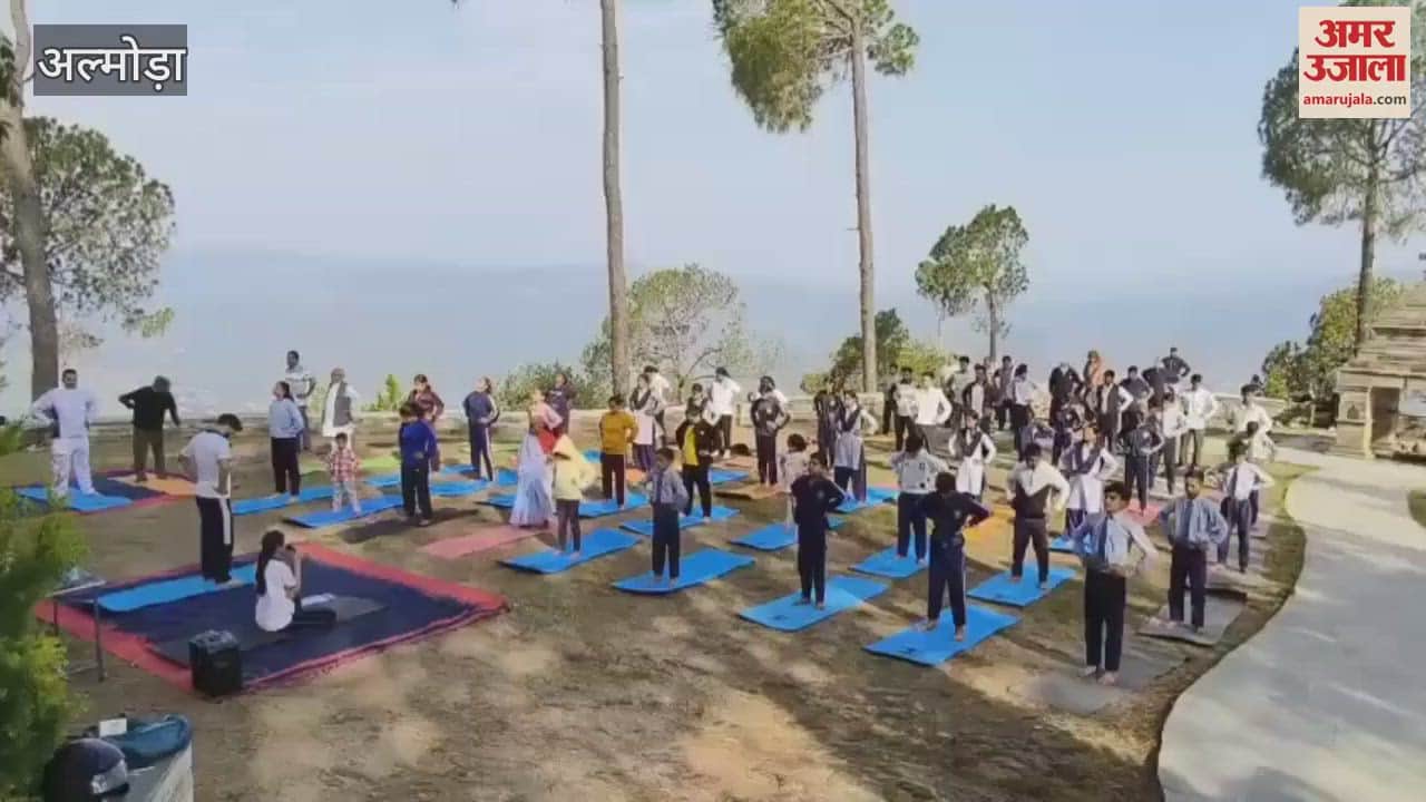People did yoga in almora