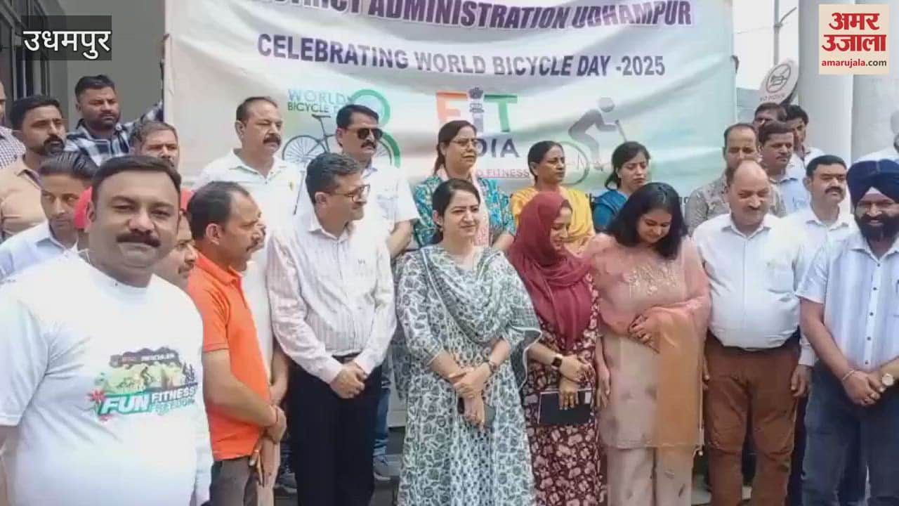 Bicycle rally took place in Udhampur on World Bicycle Day, DC Saloni Rai flagged off