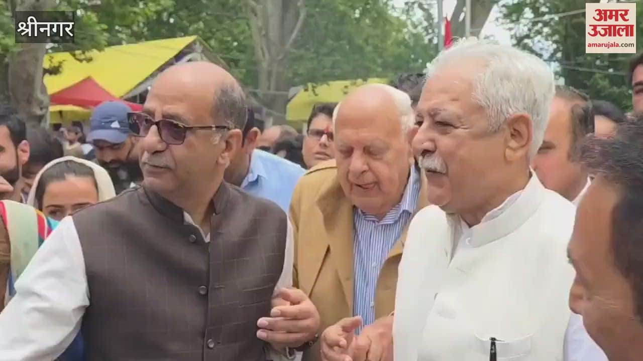 Farooq Abdullah reached Mata Kheer Bhavani temple