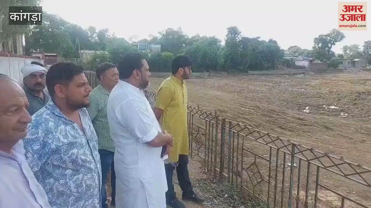Kangra MLA reviewed the work of renovation of the pond
