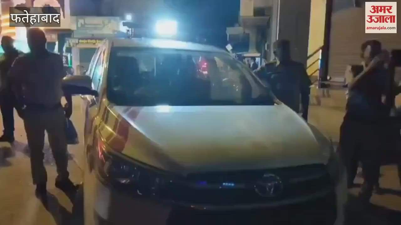 Attackers targeted a car parked at Agrasen Chowk in Tohana, Fatehabad and vandalized it, police is investigating