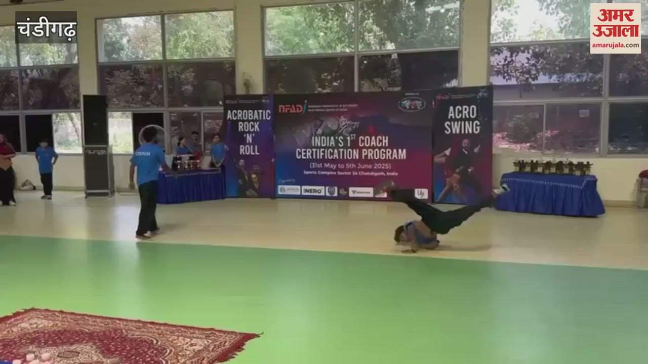 Aerobatic Rock and Roll Camp organised at Sports Complex Sector 34, Chandigarh