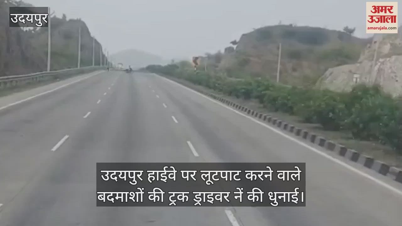 Truck Drivers Thrash Robbers on Udaipur Bypass, Video Goes Viral