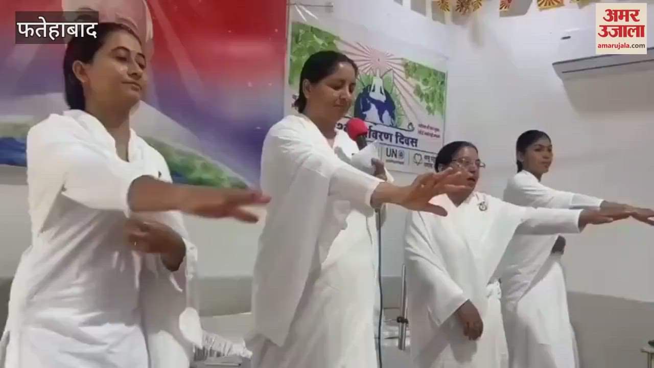 Tree plantation was done at Brahma Kumari on Environment Day in Tohana, Fatehabad