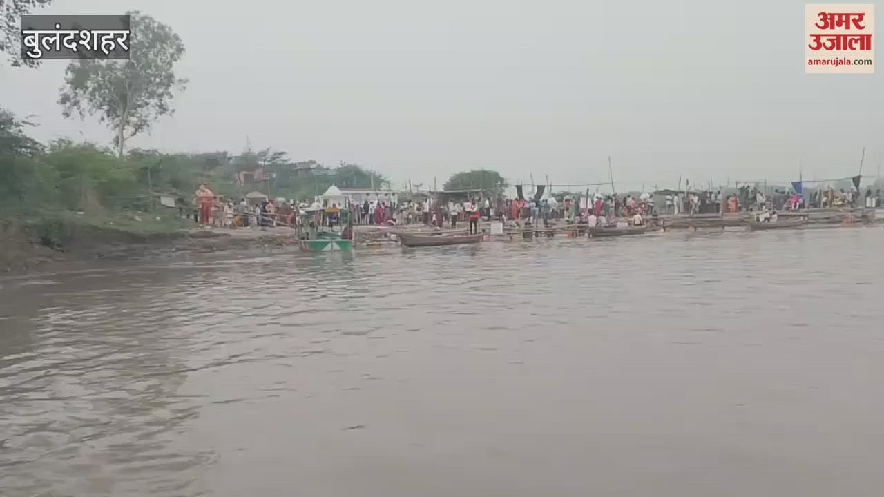 Devotees took a holy dip on Ganga Dussehra
