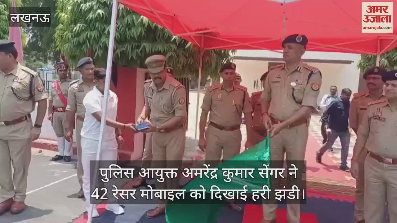 पुलिस आयुक्त अमरेंद्र कुमार सेंगर ने 42 रेसर मोबाइल को दिखाई हरी झंडी