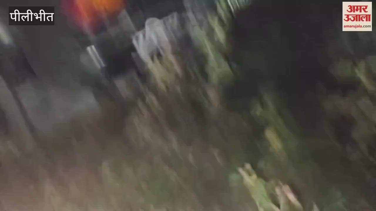 Dial 112 vehicle overturned due to tyre burst in Pilibhit