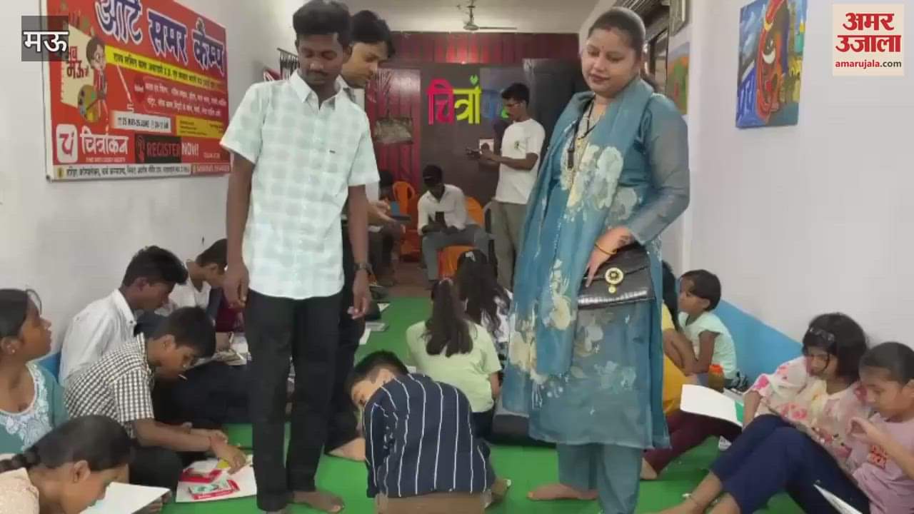 Children made paintings on World Environment Day