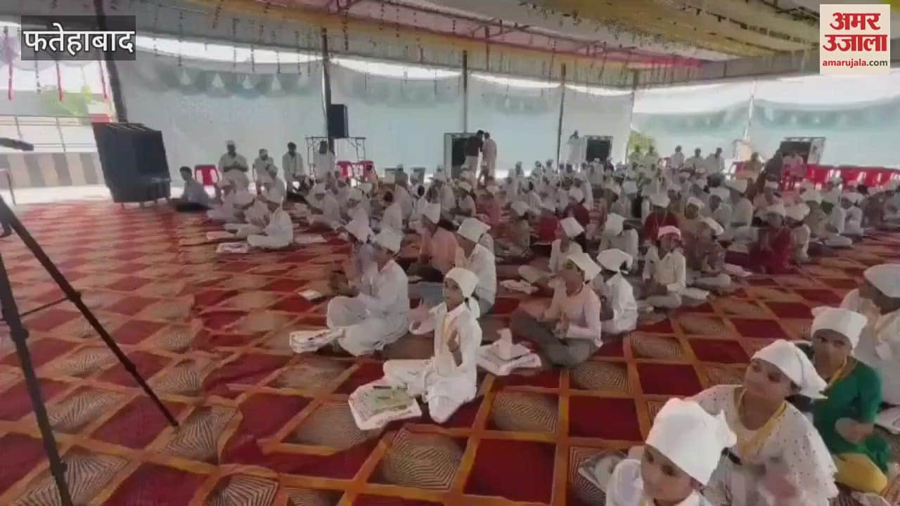 residential sanskar camp is going on in Parata village of Fatehabad, 100 children are getting education