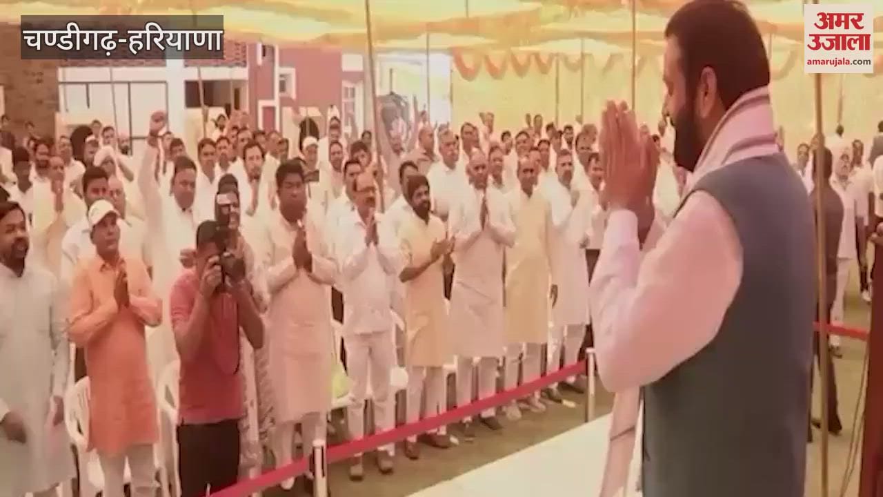 deprived Scheduled Caste community honored CM Nayab Saini at Sant Kabir Awas