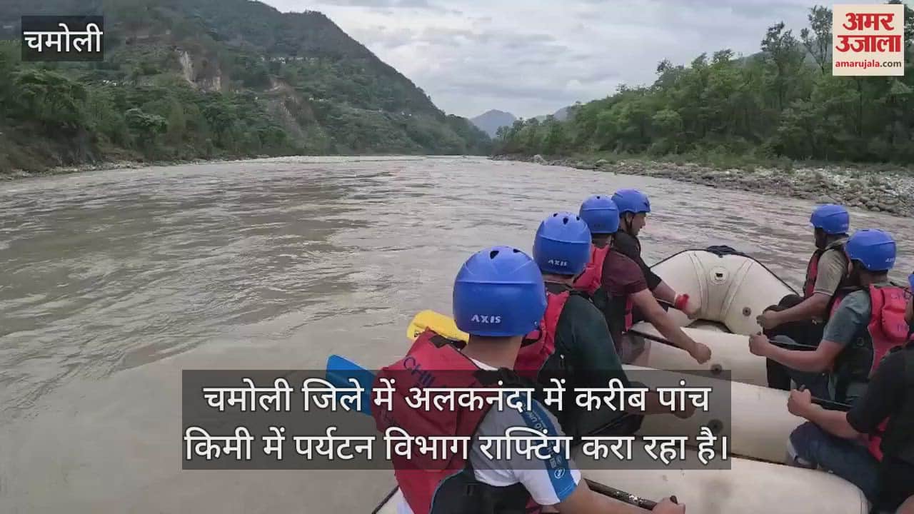 Rafting craze increasing in Chamoli number of rafters is increasing every year