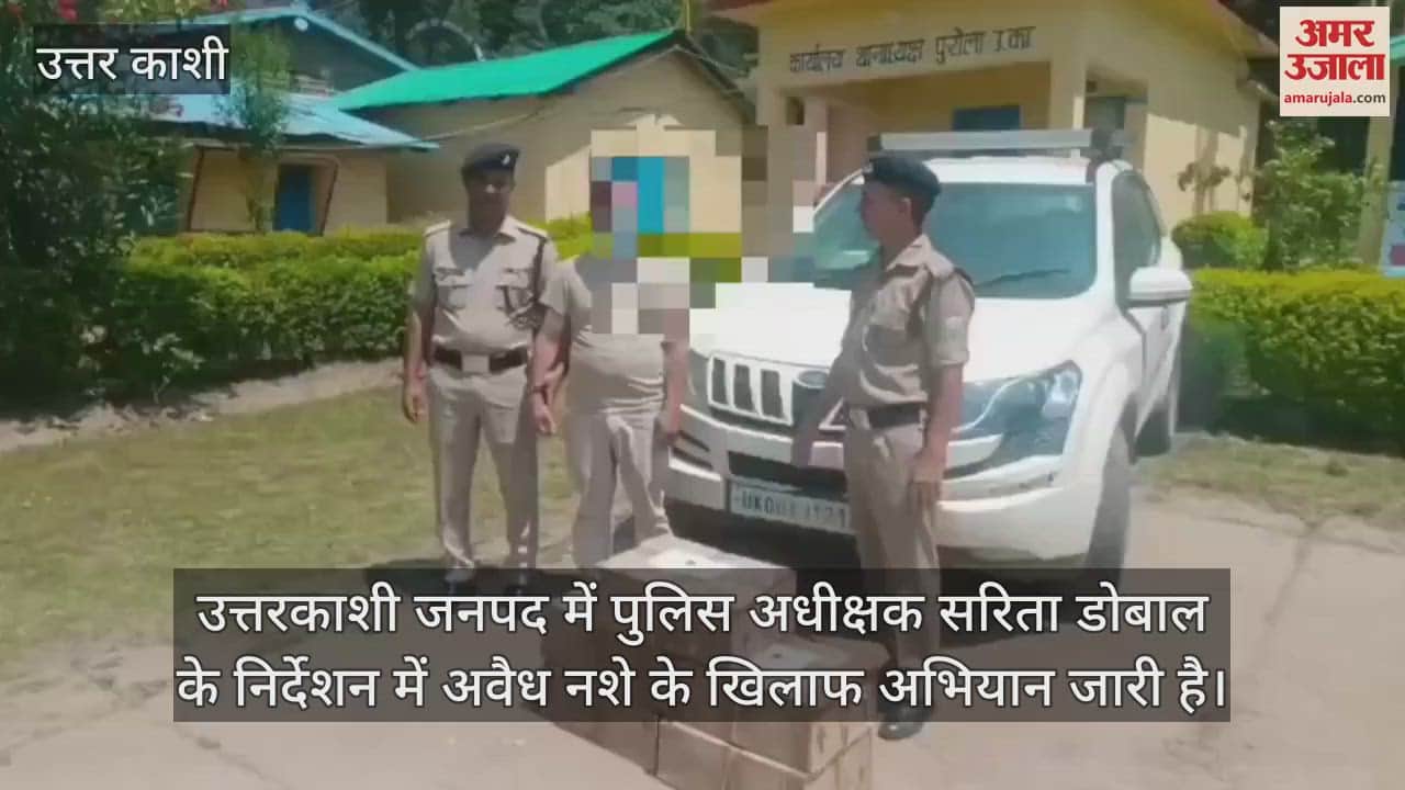 Hotelier arrested for smuggling liquor in luxury car five boxes of English liquor recovered Uttarkashi