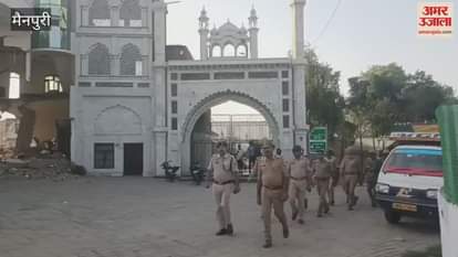 Police conducted a flag march on the occasion of Bakrid