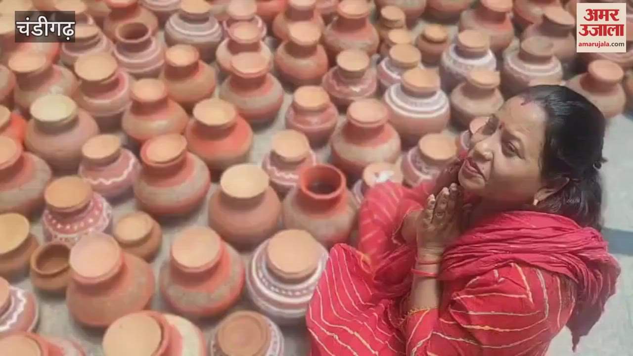 People donated pots and fans on Nirjala Ekadashi at Lakshmi Narayan Mandir in Chandigarh