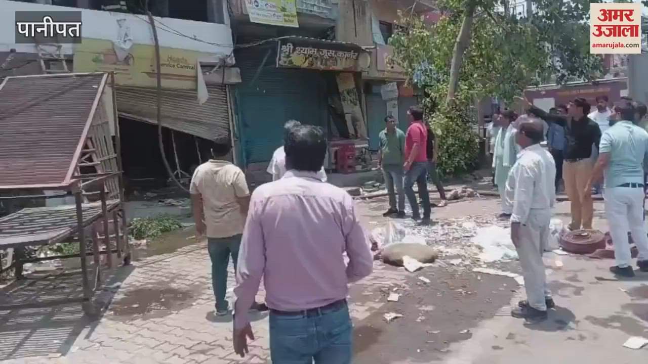 Fire broke out in LK Honda showroom in Panipat, the entire showroom burnt to ashes; The fire brigade team brought it under control