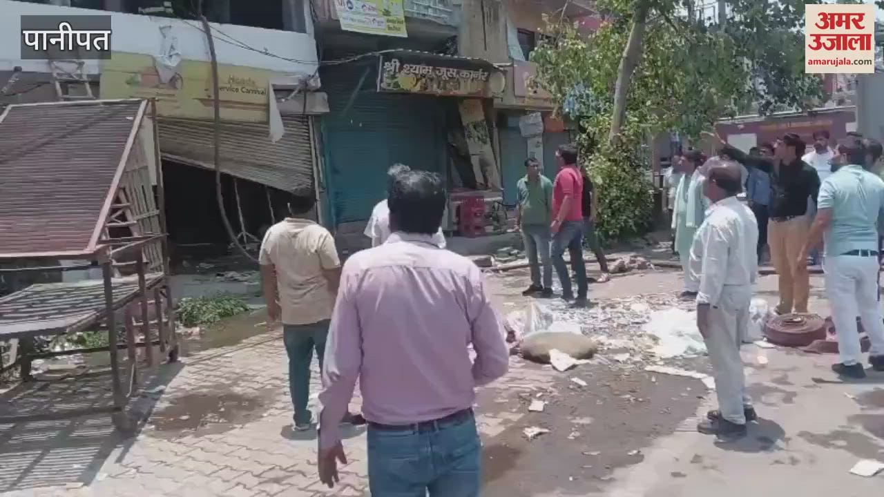 Fire broke out in LK Honda showroom in Panipat, the entire showroom burnt to ashes; The fire brigade team brought it under control